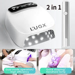 lampe ongles rechargeable séchage rapide uv led nail dryer portable moderne blanc