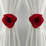 rideaux blancs velours roses classiques bleus rouges violets roses tissu