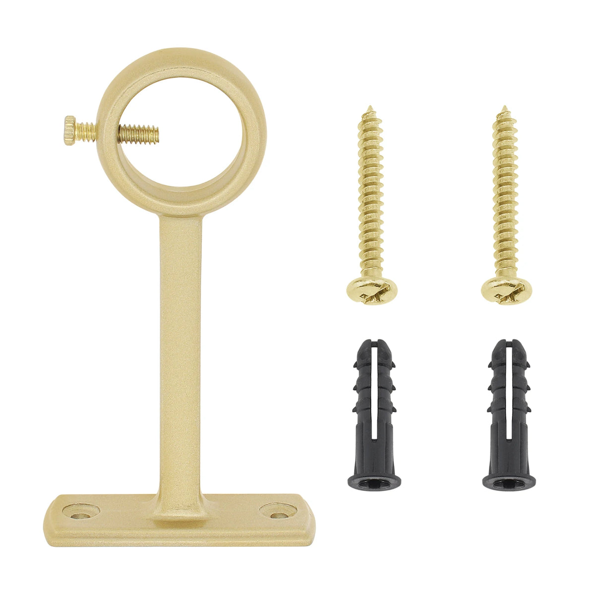 support rideau moderne vis réglable noir doré blanc quincaillerie aluminium fenêtre décoration fixations murales