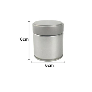 boîte thé matcha argent noir contemporaine cuillère bois opaquet aluminium fcm portable scellée