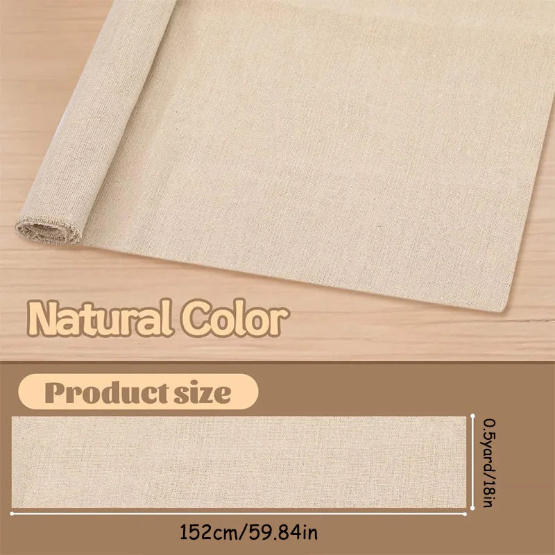 tissu lin habutai beige blanc noir gris tissage texturé non blanchi couture broderie decoration