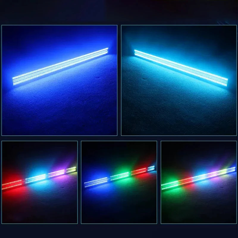 barre lumineuse led noir effet scène dmx certification fcc ul 240v stroboscopique modernisée fixations