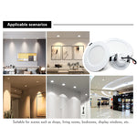 lampe led encastrable blanc moderne clips chambre salon cuisine