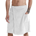serviette toilette gris blanc bleu marine poche élastique absorption rapide coton polyester moderne
