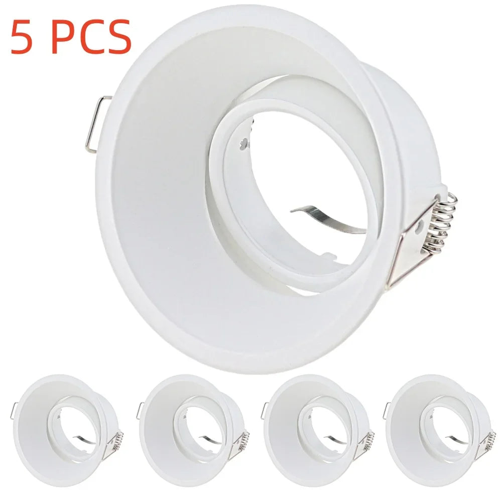 spot led noir moderne interrupteur bouton ampoyle gu10 clips chambre coucher