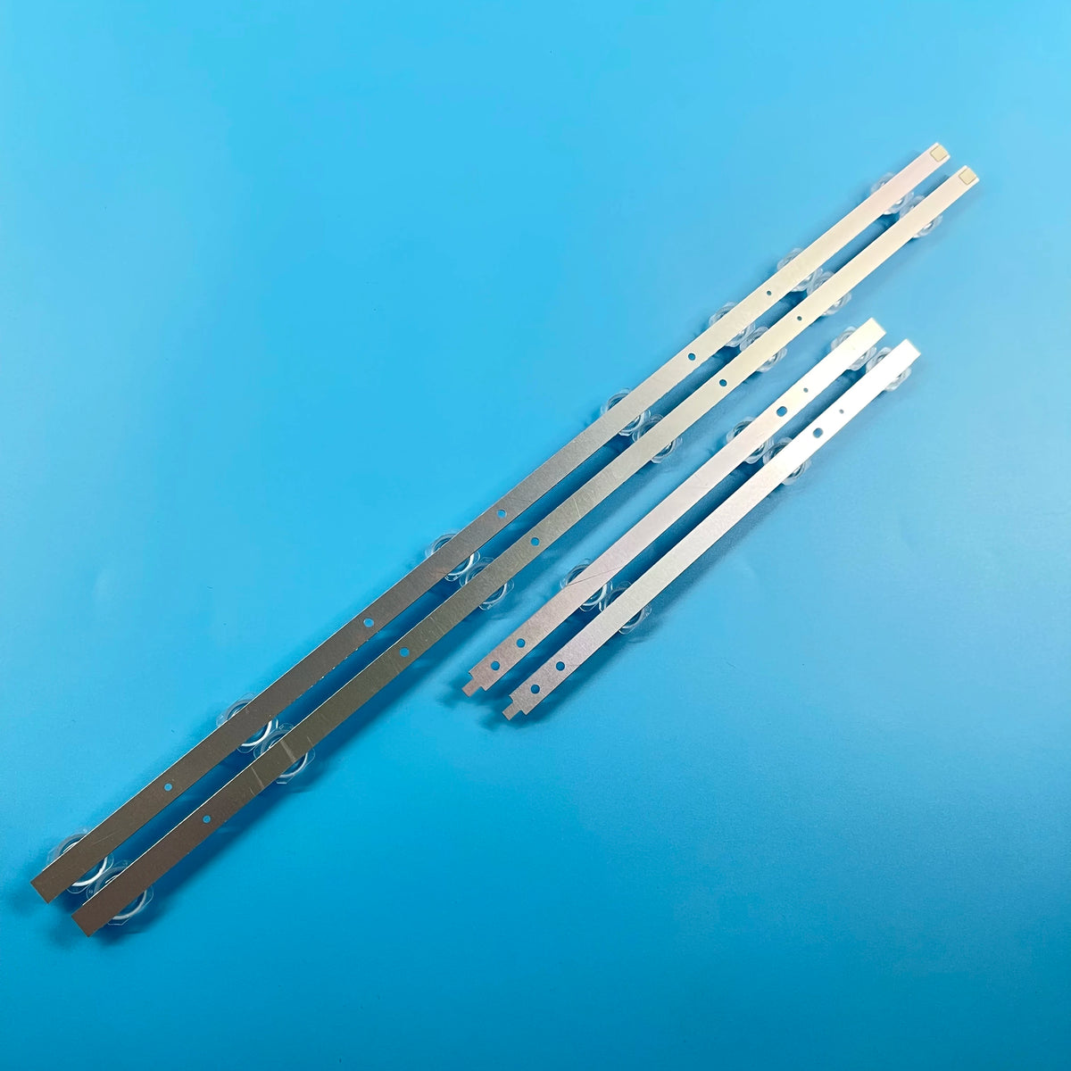 bande lumineuse led blanc moderne connecteurs 744mm 10x2 tv rétro éclairage