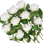 bouquet roses artificielles classiques blanc rouge violet intérieur mariage décoration anniversaire baby shower