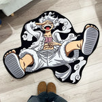 tapis anime personnages one piece luffy noir blanc moderne 100cm 120cm 80cm