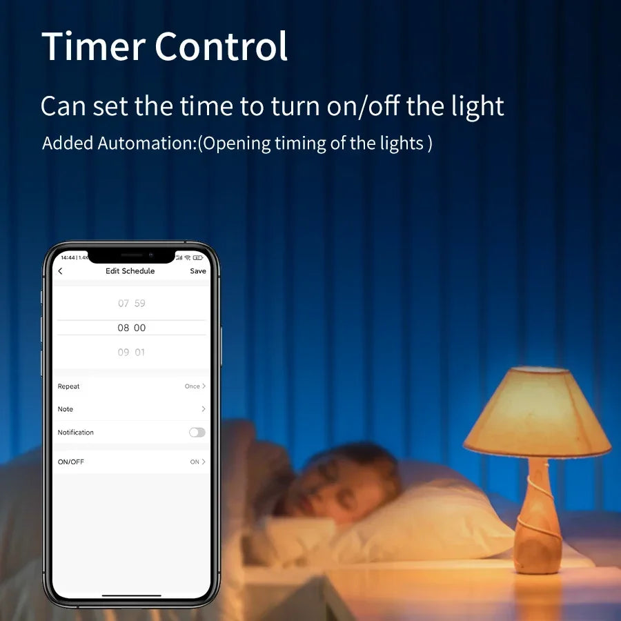 ampoule led intelligente e27 blanc moderne controle application 2700k 6500k