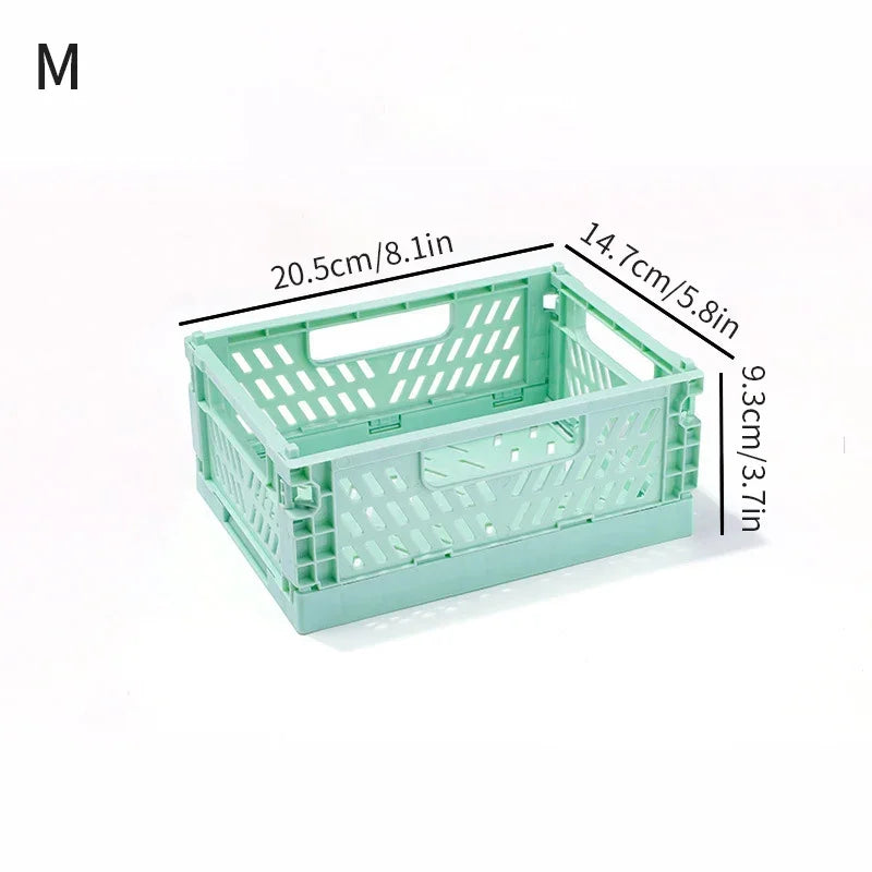 panier rangement pliable plastique perforé maison organisateur moderne