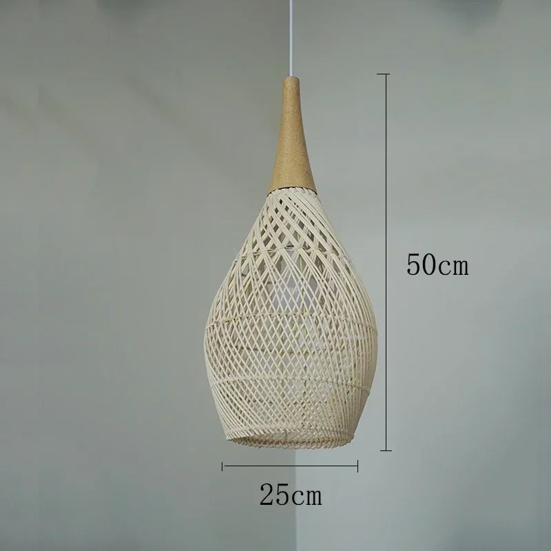 suspension lumineuse pendentif rotin noir moderne salon cuisine chambre