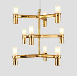 suspension lumineuse moderne or argent blanc 6l led câble réglable minimaliste chambre salon