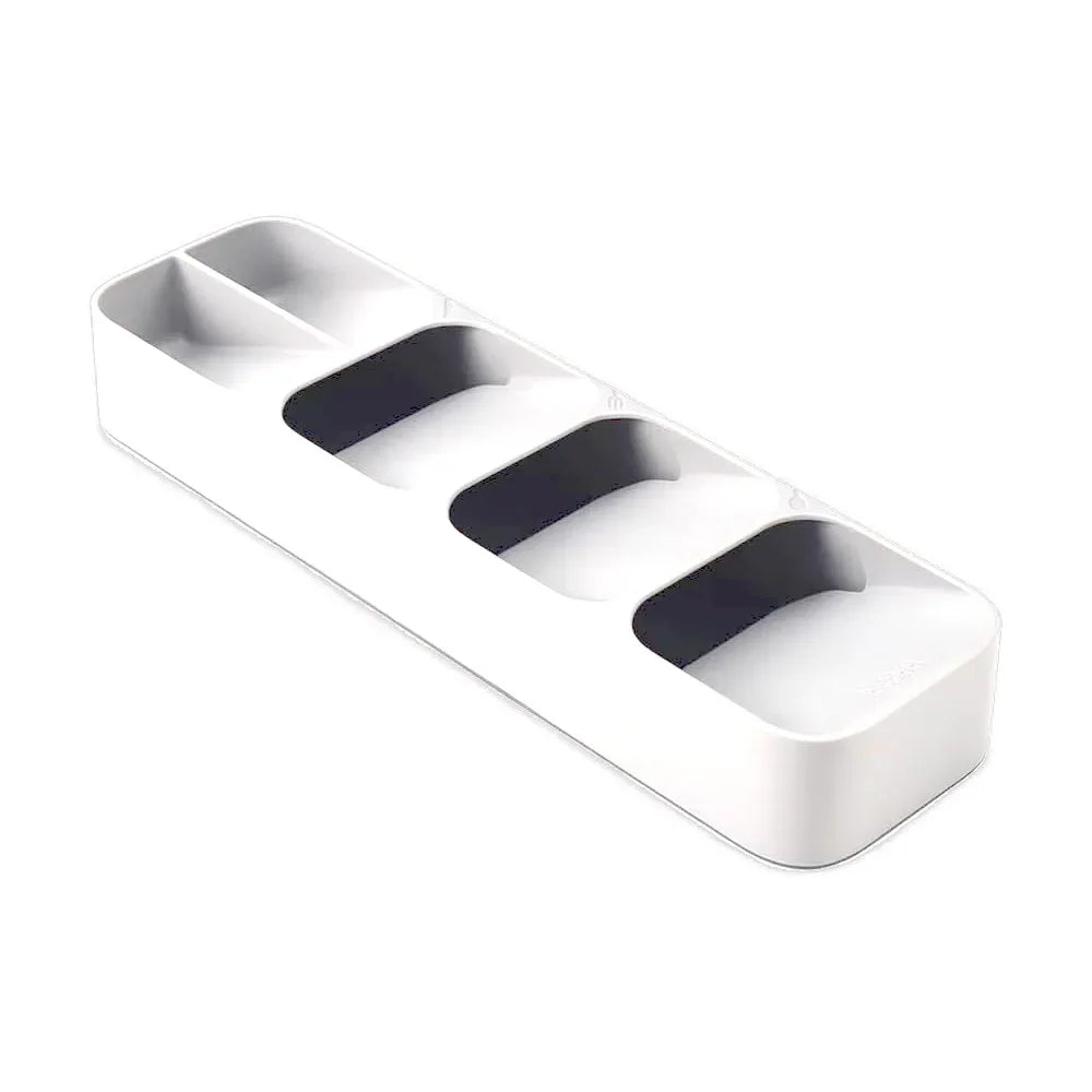 organisateur tiroir couverts multifonction gris blanc moderne réutilisable fourchettes cuillères couteaux spatules