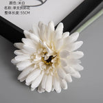 décoration intérieure branchettes gerbera soie rose blanche rouge modernes 55cm fête anniversaire maison