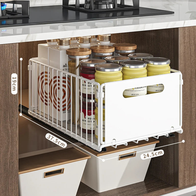 caisse rangement blanc moderne grille ronde acier fixations jars conservation double couche
