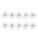 porte photos autocollants blancs modernes 10 pièces 6x6cm sans perçage durables imperméables