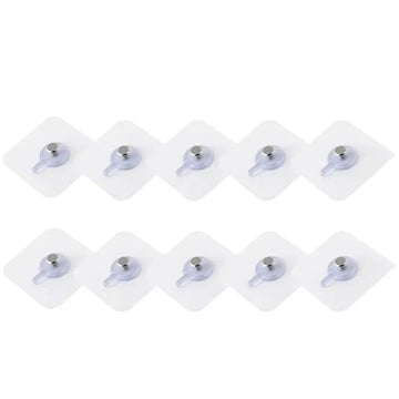 porte photos autocollants blancs modernes 10 pièces 6x6cm sans perçage durables imperméables