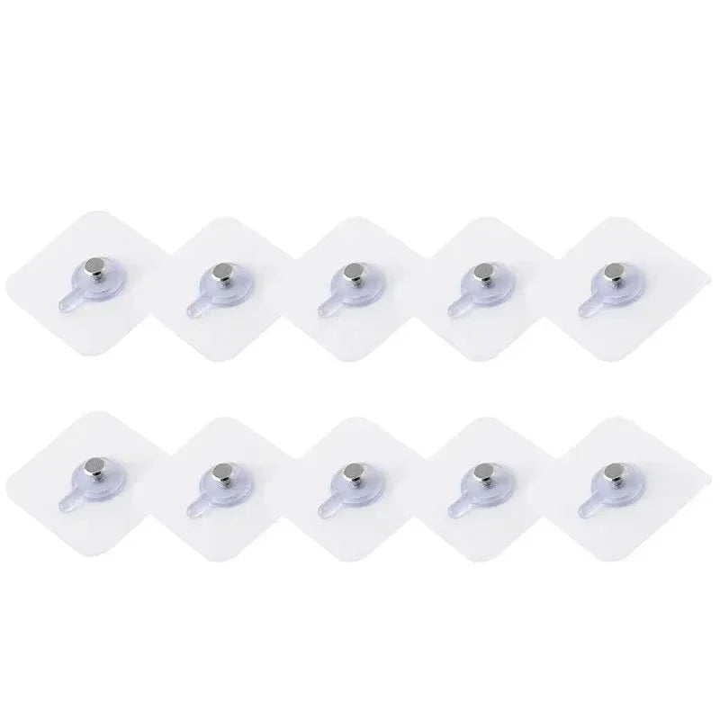 porte photos autocollants blancs modernes 10 pièces 6x6cm sans perçage durables imperméables