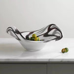 vase bol blanc noir motifs abstraits moderne décoration intérieure opaques