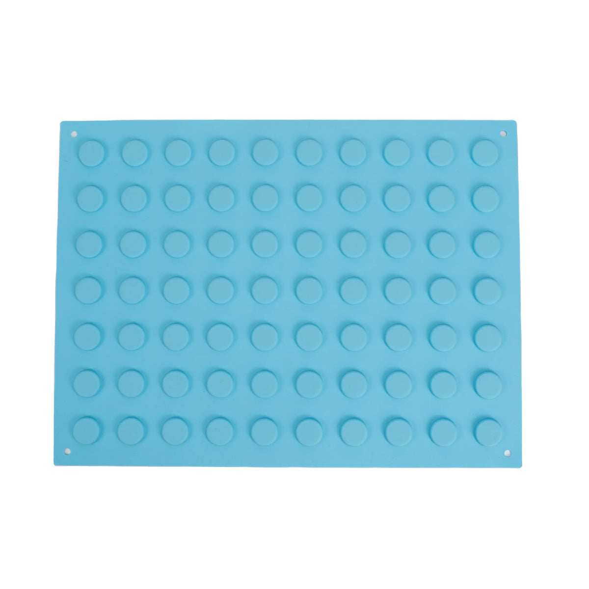 tapis bain bleu rondelles relief moderne silicone réutilisable dimension 30x40cm