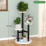 étagère plantes moderne multi niveaux noire blanche bois pots succulentesintérieurextérieur
