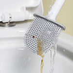 brosse wc silicone gris blanc moderne support mural facile nettoyer respectueux environnement durable bristles