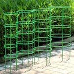 grille support plantes vert circulaire moderne fixations solides intérieur fleurs treillis plastique