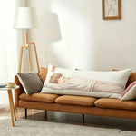 housse coussin personnalisable personnage dessiné moderne 100 polyester blanc 137x50cm cadeau decoration