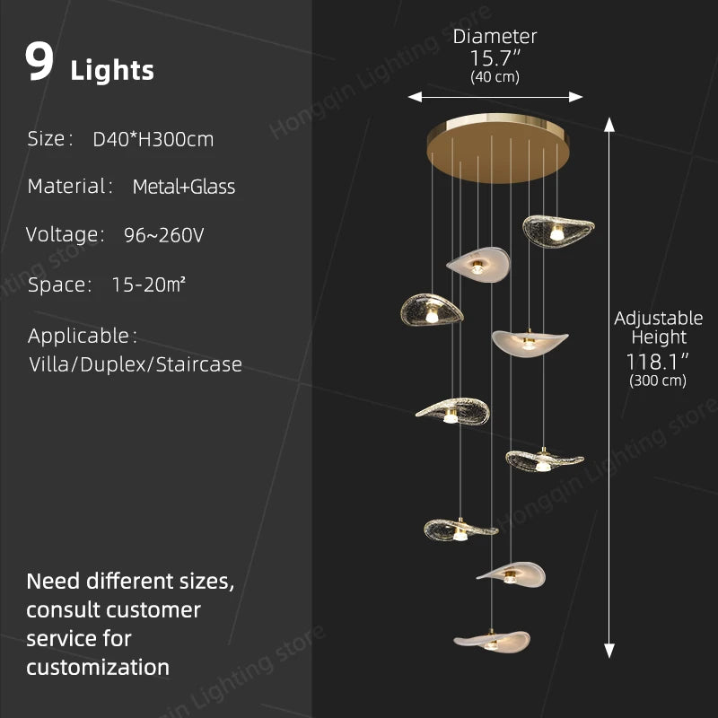 suspension lumineuse moderne pierre verre blanc doré led 4000k 3000k 6000k