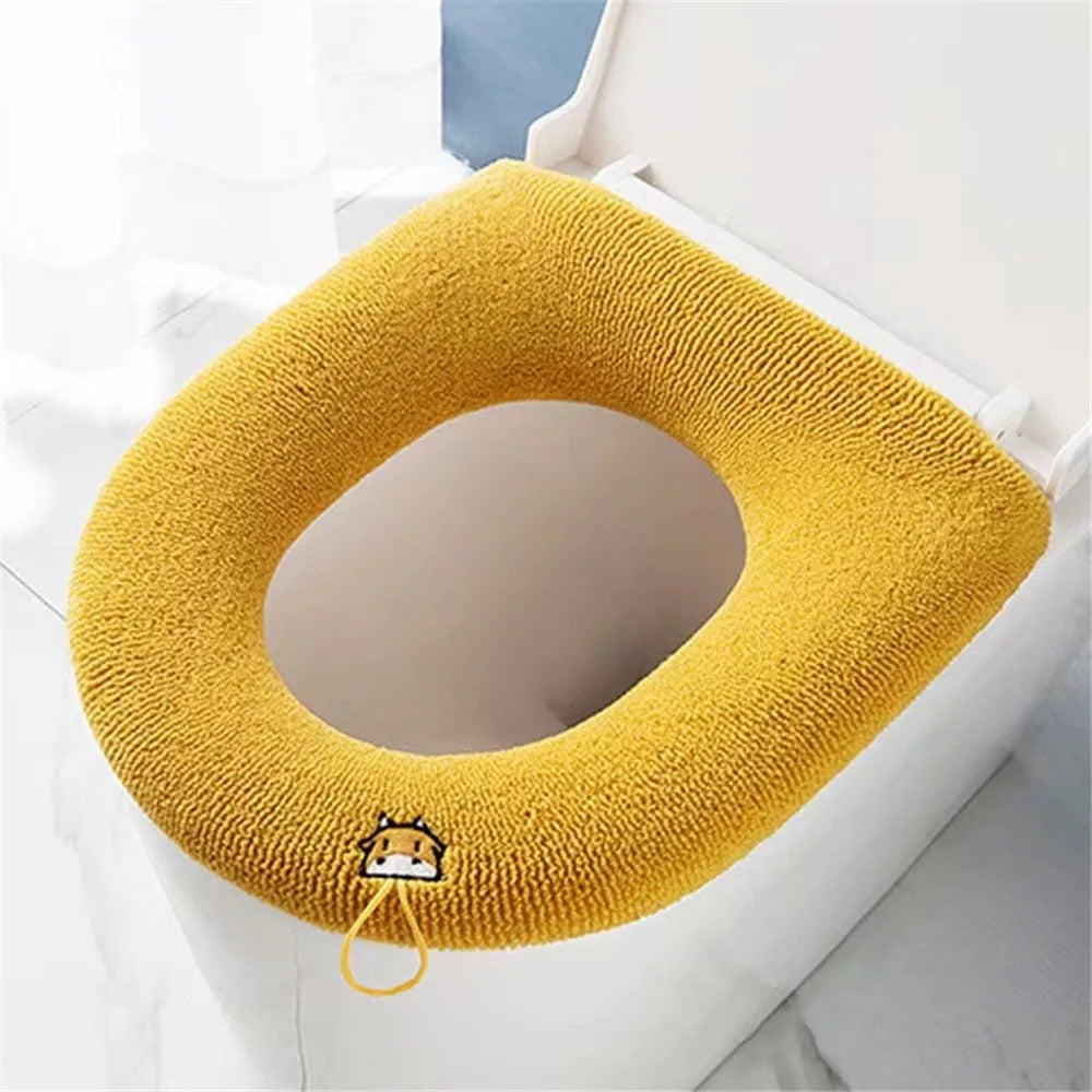 couvre siège toilette panda motif gris doux microfibre moderne respectueux environnement