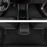 tapis sol voiture velours noir moderne élégant plastique fibre synthétique doux lisse
