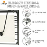 support serviettes métal noir grille moderne armature rotative cuisine restaurantextérieur