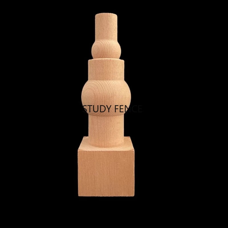 poteaux clôture bois naturel grain classique décoration maison tête lit colonne sculpture bois brut