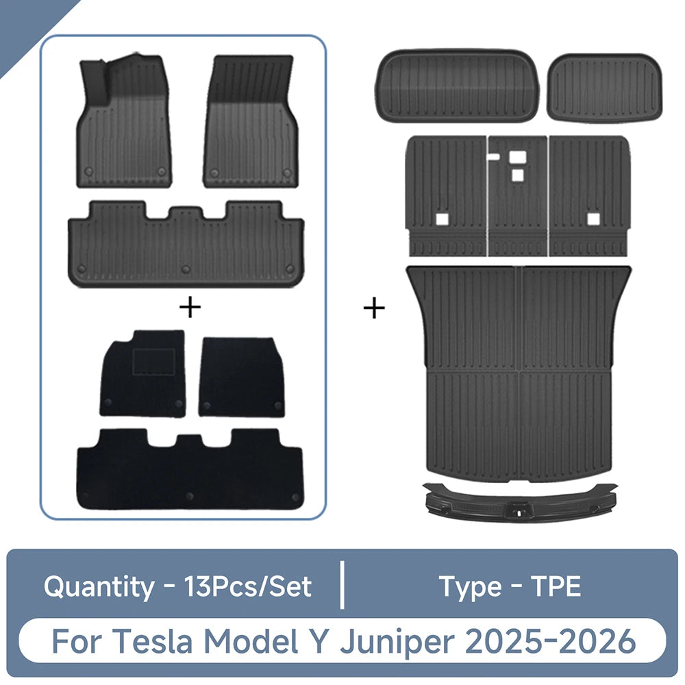 tapis sol coffre protection texture rugueuse tapis conducteur passager arrière moderne noir