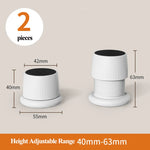 pieds ajustables anti vibration meubles adhésifs antidérapants blanc gris noir mousse moderne