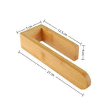 porte serviettes mural adhésif bois naturel moderne minimaliste sans perçage salle bain
