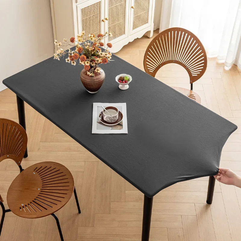 nappe table rouge marron noir blanc uni moderne réutilisable extérieur mariage fête