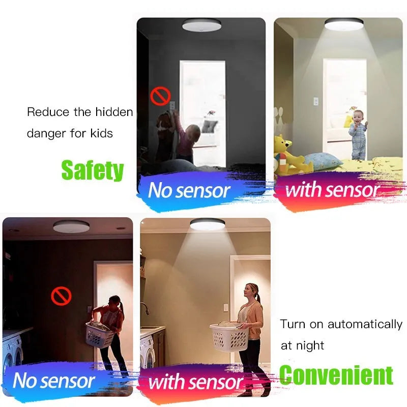 plafonnier led blanc moderne radar induction 85 260v flux lumineux 249 2000