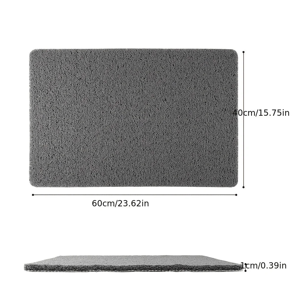 tapis douche gris texture loofah absorbant rapide antidérapant moderne salle bain