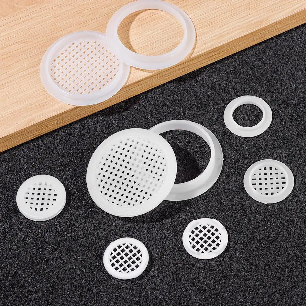 filtres air blancs perforations modernes accessoires meubles ventilation décoration durable ornements couvercle ventilateur