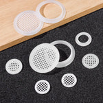 filtres air blancs perforations modernes accessoires meubles ventilation décoration durable ornements couvercle ventilateur