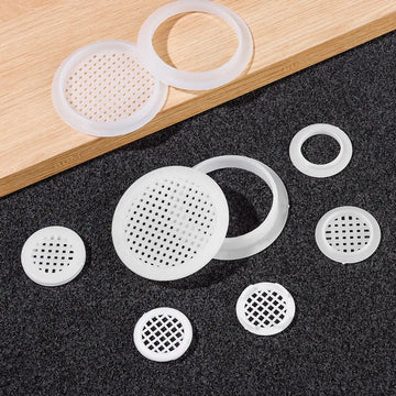 filtres air blancs perforations modernes accessoires meubles ventilation décoration durable ornements couvercle ventilateur