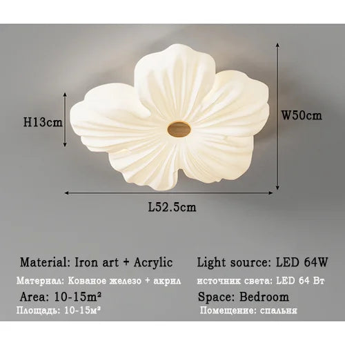 plafonniers moderne acrylique chrome plié blanc toucher interrupteur led couleurs réglables
