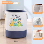 paniers rangement pliant tissu lin motif animaux moderne poignées corde rangement jouets chambre
