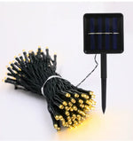 guirlande lumineuse solaire extérieure modes bleu multicolore moderne jardin mariage