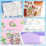 autocollants 3d diy scènes saisonnières printemps été automne hiver illustrées cartes scènes stickers