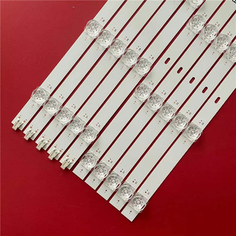 bandes led rétroéclairage blanc rondes transparentes moderne 12led 3v