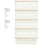 filet suspendu blanc maille moderne compartiments 52cm 105cm autonome coton echangetablewasher