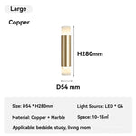 applique murale moderne or blanc marbre led 3000k 4000k 6000k fixée mur italien veine