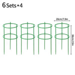 grille support plantes vert circulaire moderne fixations solides intérieur fleurs treillis plastique